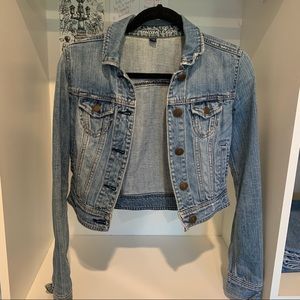 cropped denim jacket